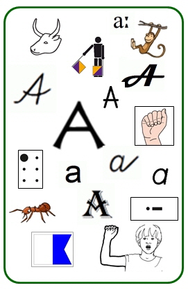 Bild-Buchstaben Bild-Buchstaben
